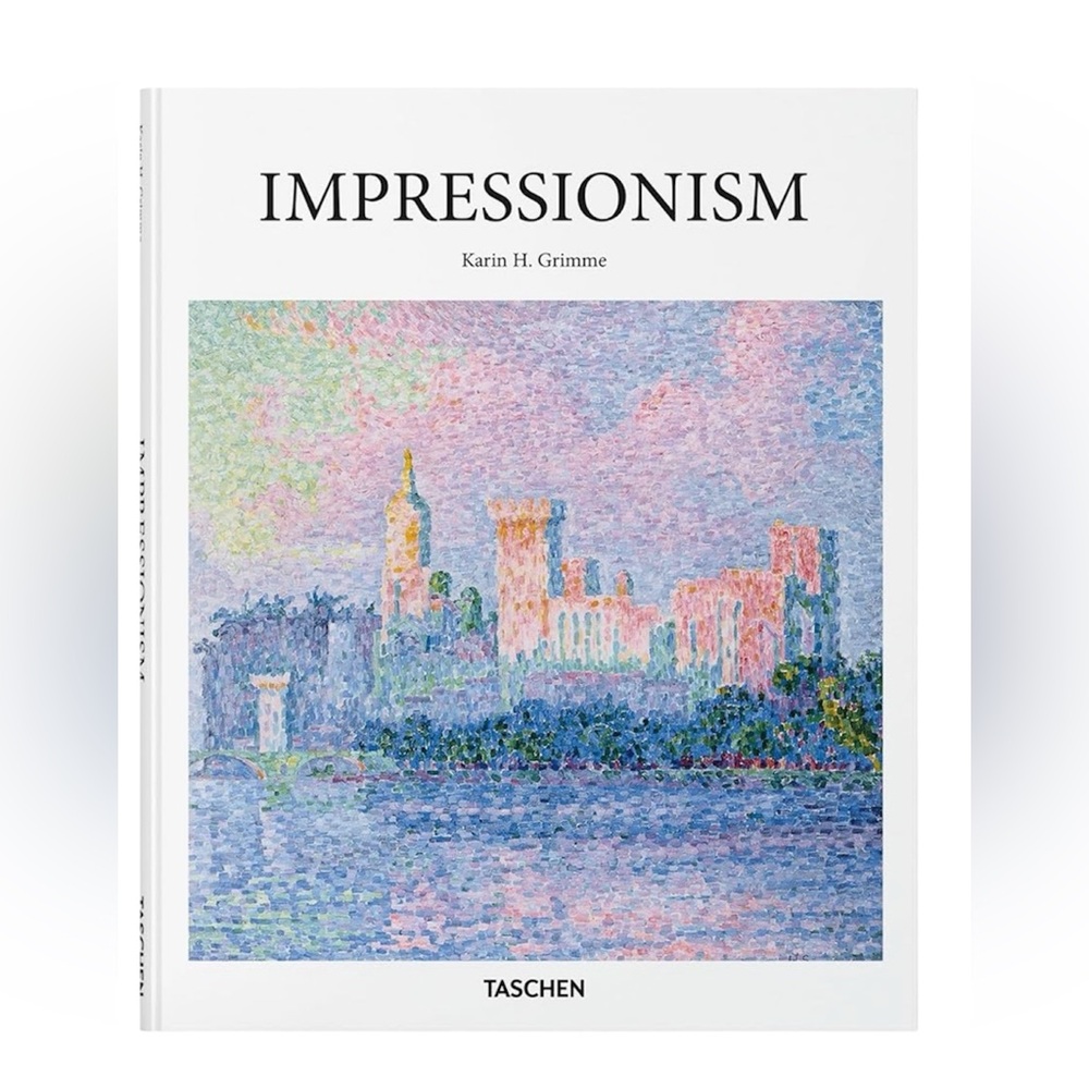 Taschen Impressionism Art Book with Blue and Pink Hues